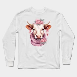 Christmas Cow #9 Long Sleeve T-Shirt